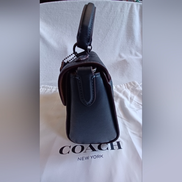 Coach HTF Morgan Top Handle & Wallet in Signature Monogram Leather - Picture 7 of 17